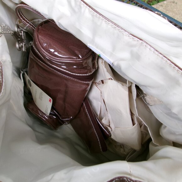 Kalencom New Orleans 2960 Chocolate Corduroy Laminated Diaper Buckle Bag NEW NWT - Picture 12 of 16